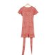Showy Print Short Sleeve Mini Dress
