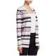 Open Front Striped Cardigan