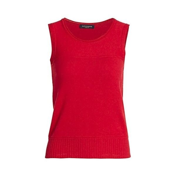 Cashmere Sleeveless Shell Top