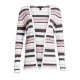 Open Front Striped Cardigan