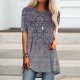 Comfy Round Neck Short Sleeve Top