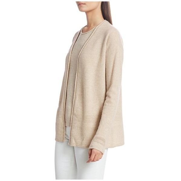 Cashmere Open Cardigan