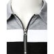 Men's Golf Shirt Striped Zipper Long Sleeve Street Tops Sportswear Casual Fashion Comfortable White