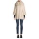 Fox Fur Collar Ottoman Ribbed Cashmere Cardigan