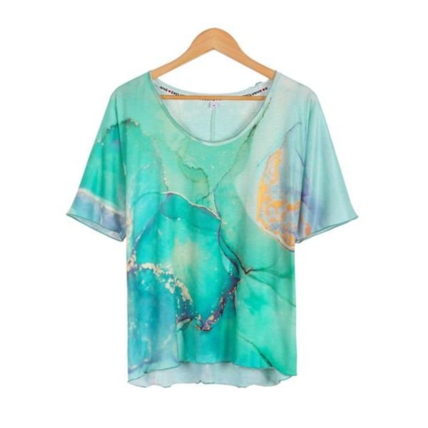 Colors Collide Printed Top