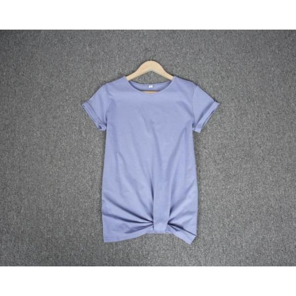 Basic Plain Short Sleeve Top