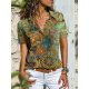 Golden Compass Multicolored Top