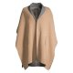 Doubleface Cashmere Shawl Collar Knit Cape