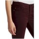 Sateen Mid Rise Cigarette Jeans